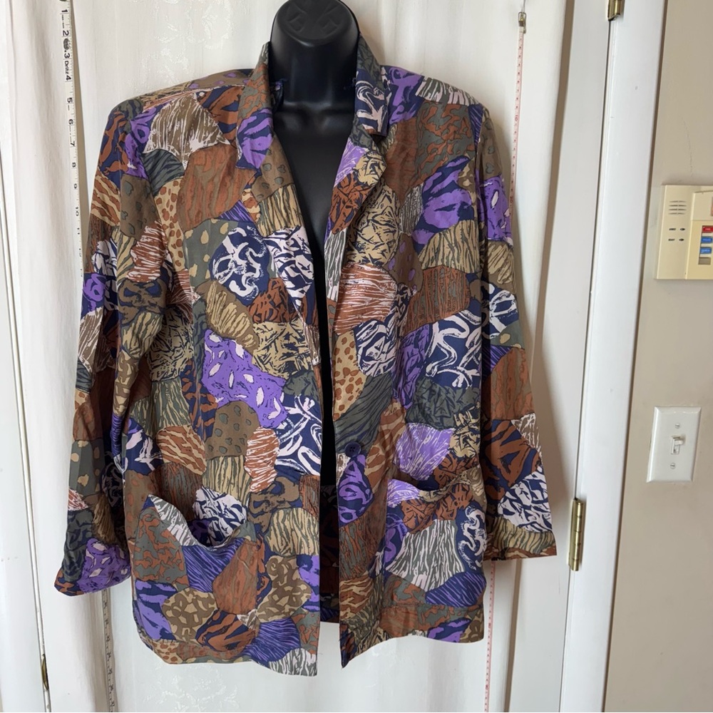 Vintage Women's Chemise International Silk Blazer